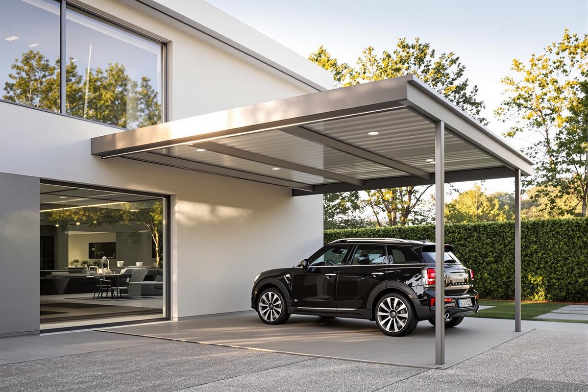 Carport adossé aluminium : guide pour bien choisir le vôtre