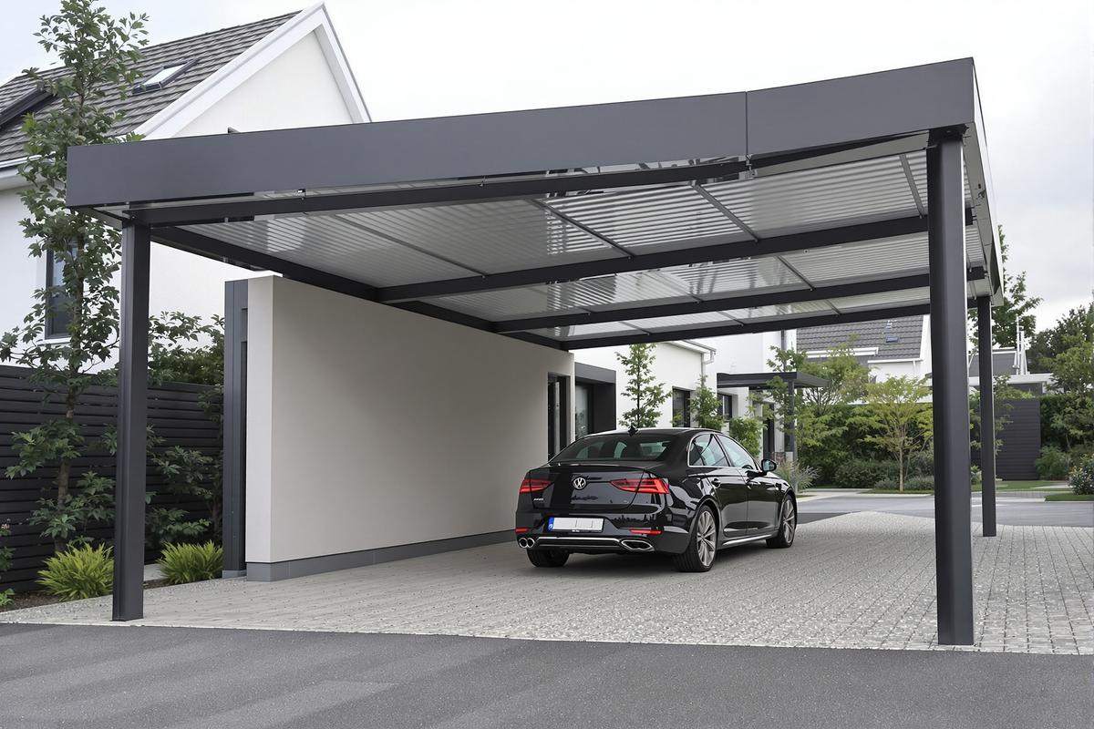 Carport toit plat bac acier : les meilleurs modèles à choisir
