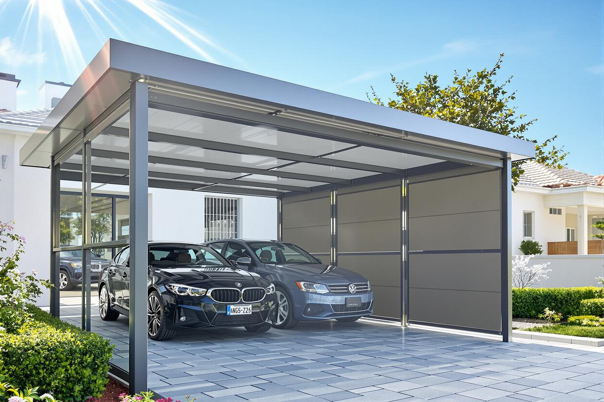 Carport aluminium fermé : guide pour bien choisir le vôtre